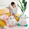 Dessin Animé Vache en Peluche Jouet Vache en Peluche Animal Poupée Oreiller Doux Décoration D’intérieur Cadeau Anniversaire C