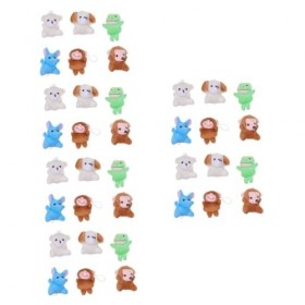 ibasenice 36 Pièces Décoration Suspendue Mini Jouet Pendentif en Peluche