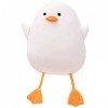 Sahgsa Peluche mignonne canard en peluche - 35 cm - Douce - Coussin en peluche - Jouet décoratif pour canapé, maison, bureau,