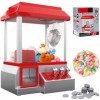 Mini Machine À Griffes pour Enfants Mini Distributeur Automatique Alimenté par Batterie avec 10 Petits Jouets en Peluche Et 2