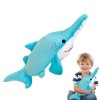 Animal en peluche de requin | Jouet en peluche d’oreiller de corps de requin - Oreiller câlin chaud en forme de requin, cadea