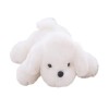 GRAVY Peluches Nouveau Jouet en Peluche Chien Mignon Et Mignon, Poupée De Chien Couché Blanc, Jouet en Peluche, Cadeau De Vac