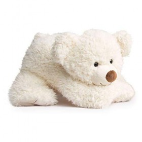 Histoire dOurs - Très Grande Peluche Ours - Patours - 65 cm - Blanc - Grosse Peluche Hyper Douce et Mignonne pour les Calin