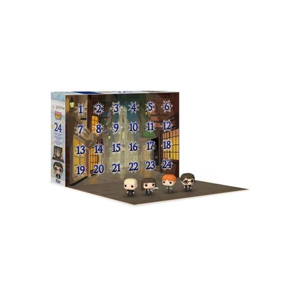 Funko Advent Calendar: Harry Potter - Rubeus Hagrid - Calendrier de Lavent - 24 Jours de Surprise - Mini-Figurine en Vinyle 