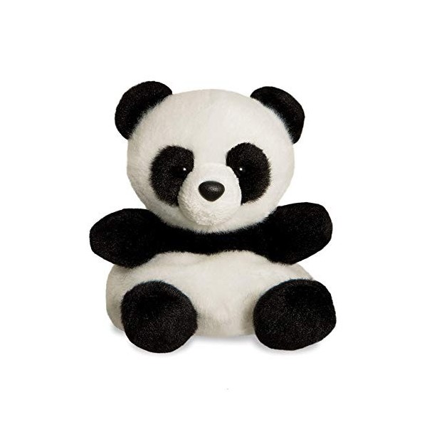 Aurora World, 61350, Palm Pals Bamboo Panda, 13cm, Peluche, Noir et Blanc