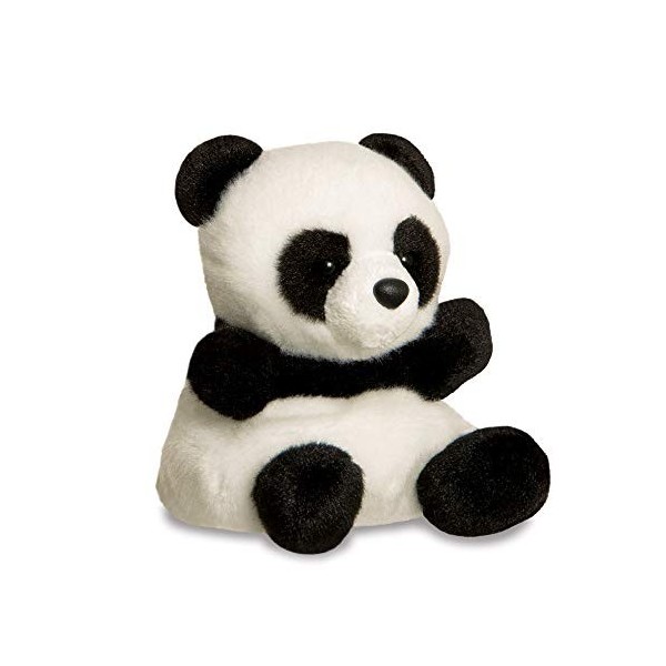 Aurora World, 61350, Palm Pals Bamboo Panda, 13cm, Peluche, Noir et Blanc