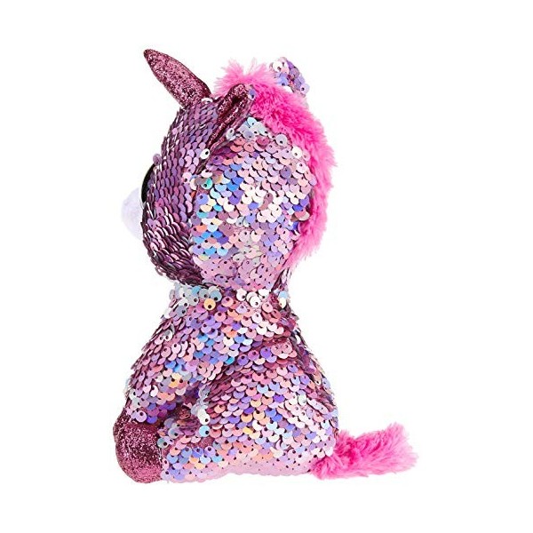 Ty - TY36266 - Flippables - Peluche à sequins Sparkle la Licorne 15 cm