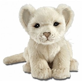 Hansa Animal Peluche Lion Blanc Bébé Assis 18 cmh