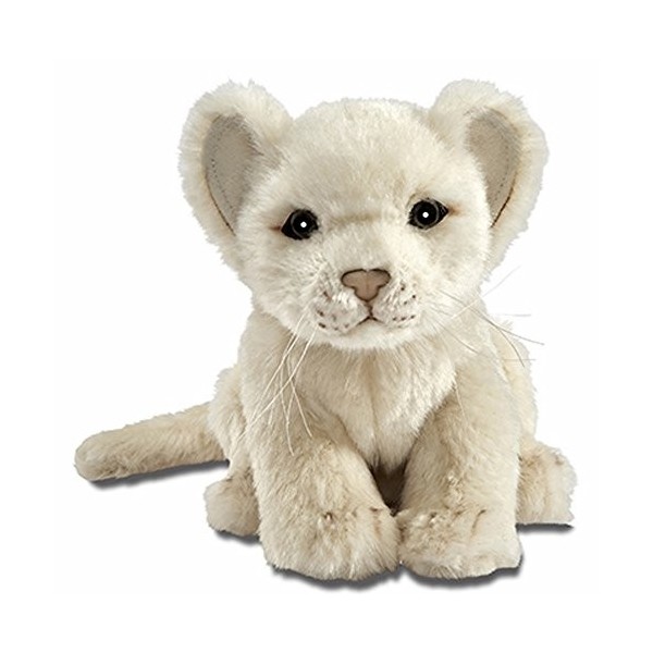 Hansa Animal Peluche Lion Blanc Bébé Assis 18 cmh