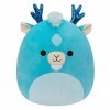 Squishmallows Peluche originale Xam Aqua Kirin - Taille moyenne ultra douce - Officiel Jazwares - 30,5 cm