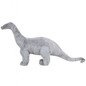Toshilian Peluche Géante, Jouet danimaux en Peluche Jouet Enfant Jouet en Peluche Dinosaure Brachiosaurus Gris XXL