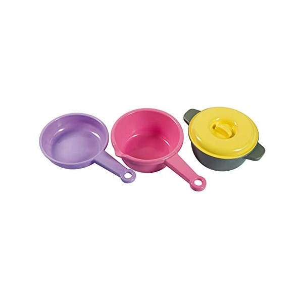 ERRO 40216 Lot de 3 casseroles en plastique pour enfant