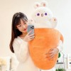 Poupée Mignonne, Chat Kawaii, Chien, Lapin, Jouets en Peluche drôles, Animaux Flry, oreillers en Peluche, Gros os, Carottes t