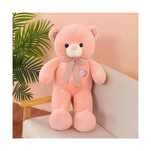 Nouveau Noël Haute Qualité Ours en Peluche avec Écharpe en Peluche Animal Ours en Peluche Poupée Oreiller Cadeau D’Anniversai