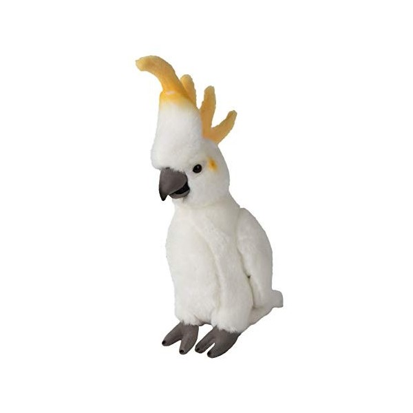 WWF- Cockatoo Peluche cacadu Blanc réaliste, Environ 24 cm et merveilleusement Doux, WWF00835