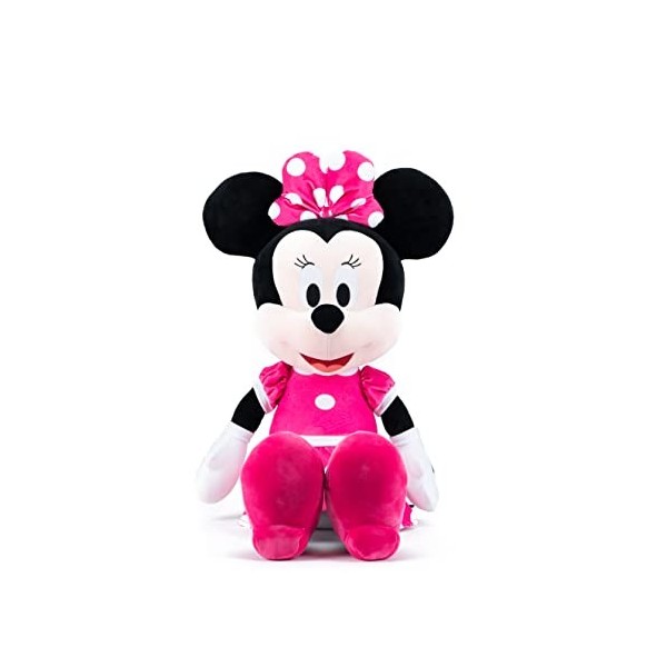 Disney - Minnie Rose Jumbo, 65cm, Peluche, à partir de 0 Mois