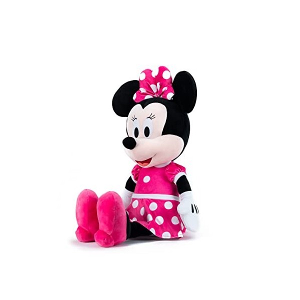 Disney - Minnie Rose Jumbo, 65cm, Peluche, à partir de 0 Mois