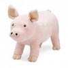 Melissa & Doug- Peluche Cochon, 18833, Rose