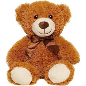 Yeqivo Ours en Peluche Animal en Peluche Jouets en Peluche Cadeau pour Enfant Petite Amie 13,5 Pouces pour Noël Saint-Valenti