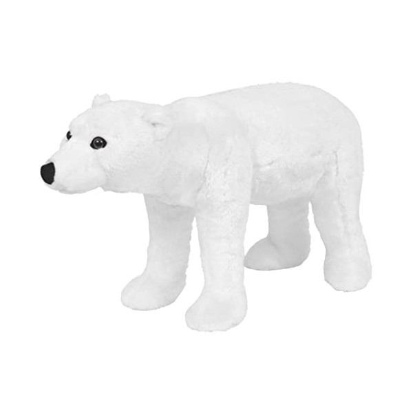 vidaXL Jouet en Peluche Ours Polaire Blanc XXL Poupée Doudou Enfants Maison