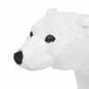 vidaXL Jouet en Peluche Ours Polaire Blanc XXL Poupée Doudou Enfants Maison