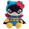 JEMINI - 023675 - Lot de 3 Peluches +/- 27 CM HELLO KITTY DC COMICS