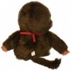 Sekiguchi Monchhichi Original Marionnette garçon Singe en Peluche avec Bavoir Rouge