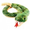 Animal en peluche serpent de 152,4 cm de long – Peluche serpent ultra douce avec des caractéristiques réalistes – Jouet serpe