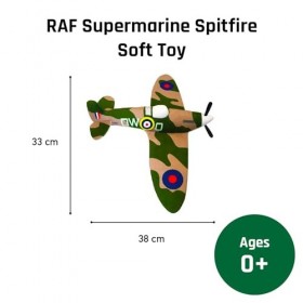 The London Toy Company- Other License Spitfire Jouet, RAF7743, Small-38cm