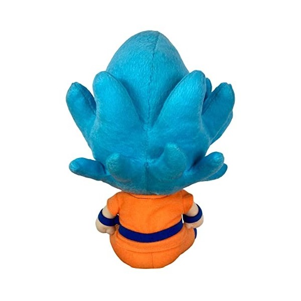 Great Eastern - Dragon Ball Super - Super Saiyan God Super Saiyan Goku Sitting Plush, 7-inches