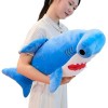 BUNIQ Animal en Peluche de Requin,Jouet en Peluche d’Oreiller de Corps de Requin | Oreillers décoratifs en Peluche de Requin 