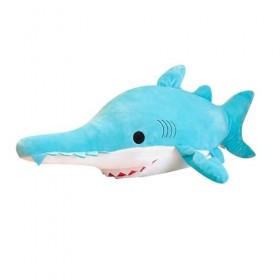 GECAM Animal en Peluche de Requin,Jouet en Peluche de Requin farci - Oreiller câlin Chaud en Forme de Requin, Cadeau dannive