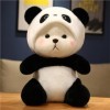 VOTIVA Jouets en Peluche Transformé en Ours, Oreiller de poupée Panda, Jouet en Peluche de poupée Ours Mignon et Adorable, Ca