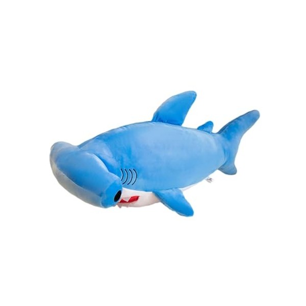 lembrd Animal en Peluche de Requin | Oreiller câlin de Requin Jouet - Oreiller de Corps de Requin sûr et Non Irritant, Doux e