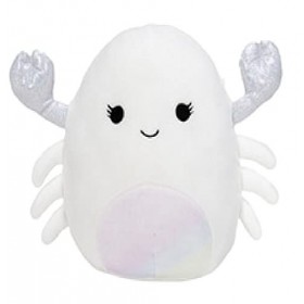 Squishmallows SQJW21-75WC-7 Magela Le Crabe Arc-en-Ciel en Peluche Ultra Douce Multicolore 19 cm