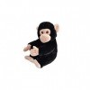 Wild Republic Ecokins Chimpanzé, Animal en Peluche 30 cm, Jouets Écologiques, Cadeaux pour Bébés, Fabrication Artisanale Util