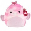 Squishmallows Peluche Sy the Anglerfish de 25,4 cm pour la Saint-Valentin – Licence officielle Kellytoy – Jouet en peluche do