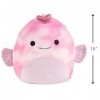 Squishmallows Peluche Sy the Anglerfish de 25,4 cm pour la Saint-Valentin – Licence officielle Kellytoy – Jouet en peluche do