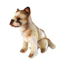 Hansa - Peluche Loup Assis bébé 25cmH