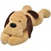 Toshilian Peluche Géante, Jouet danimaux en Peluche Jouet Enfant Chien en Peluche 160 cm Marron