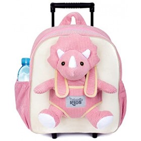 Naturally KIDS Sac à Dos Dinosaure - Jouets Dinosaures pour Enfants 3-5 Ans - Valise Enfant Fille Garçon Avec Peluche - Cadea