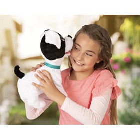 CLUB PETZ- Bowie Chiot sembrassant Peluche, 96899IM3, Gris