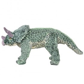 Toshilian Peluche Géante, Jouet danimaux en Peluche Jouet Enfant Jouet en Peluche Dinosaure Tricératops Vert XXL