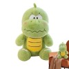 BUNIQ Peluche Dinosaure en Peluche, Peluche Dinosaure | Petite Peluche Dino Verte, Animal en Peluche Mignon | Oreiller Doux e