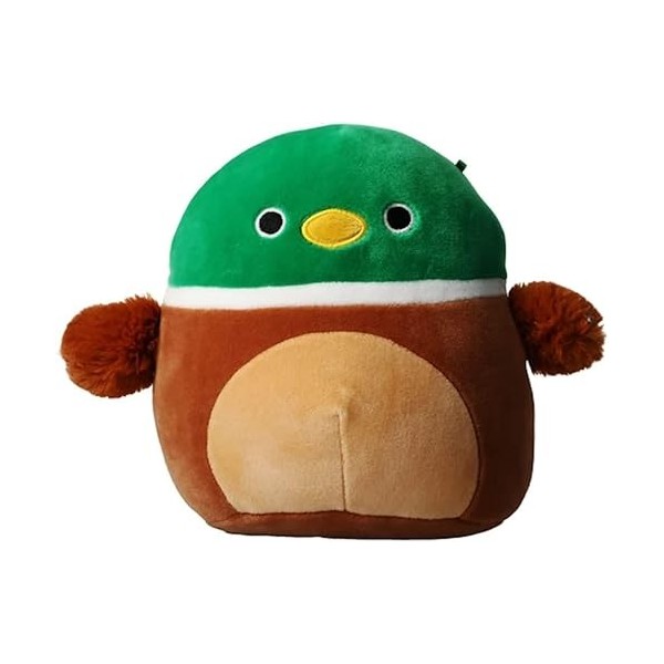 Squishmallow Peluche officielle Kellytoy Farm Squad - Peluche souple - Animaux canard - 19,1 cm 