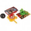 BAKUGAN 3.0 - STARTER PACK NOUVELLE GENERATION - Nillious, Hammerhead Et Dragonoid Special Attack, 1 Anneau de Combat, 1 Cart