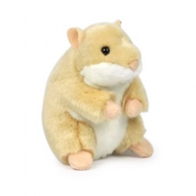 WWF - 15201025 - Peluche - Hamster Assis - Beige - 11,5 Cm