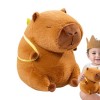 lembrd Animal en Peluche Capybara | Jouet Capybara Animal en Peluche Mignon | Oreiller de poupée en Peluche Marron Doux et Co