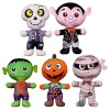 NEFLUM La Série dhorreur dhalloween, Drôle Creative Vampire Momie Pumpkin Man Skeleton Man Plush Doll, Scary Role Plushie S