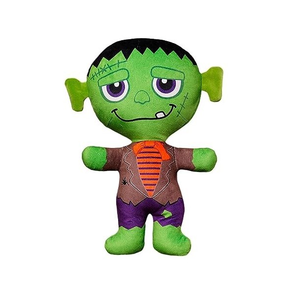 NEFLUM La Série dhorreur dhalloween, Drôle Creative Vampire Momie Pumpkin Man Skeleton Man Plush Doll, Scary Role Plushie S